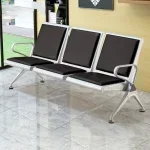 3-Link padded heavy-duty office bench