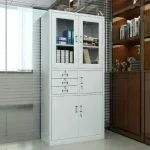 2-Door Metallic Office Cabinet With Safe