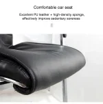Executive visitor's leather office seat - Image 5