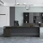 1800mm mahogany executive office desk - Image 3