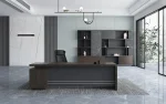 1600mm mahogany executive office desk - Image 3