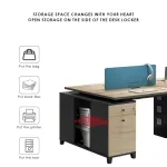 2-Way office workstation (1200mm x 1200mm) - Image 3