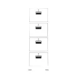Four-Drawer Office Cabinet (4-Key) - Image 5