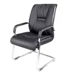 Pure leather office waiting seat - Image 3