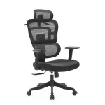 High-back ergonomic office seat