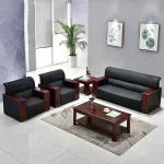 Corporate 5-seater leather sofa