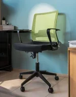Captain mesh office chair (Green) - Image 9