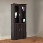 2-door wooden executive bookcase