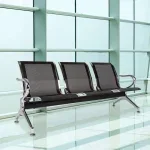 Airport 3-link metallic office bench