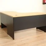 1.2m curved office desk