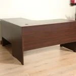 1.4m curved office desk