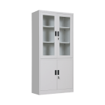 2 door metallic office cabinet - Image 2