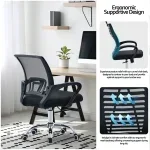 Secretarial Mesh Office Chair - Image 4