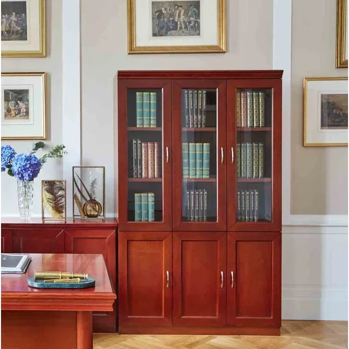 McCall6DoorStorageCabinet.webp 3 Door executive office cabinet - Image 1