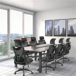 Mesh Office Chair with Headrest - Image 2