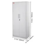 2-Door metallic office cabinet - Image 4