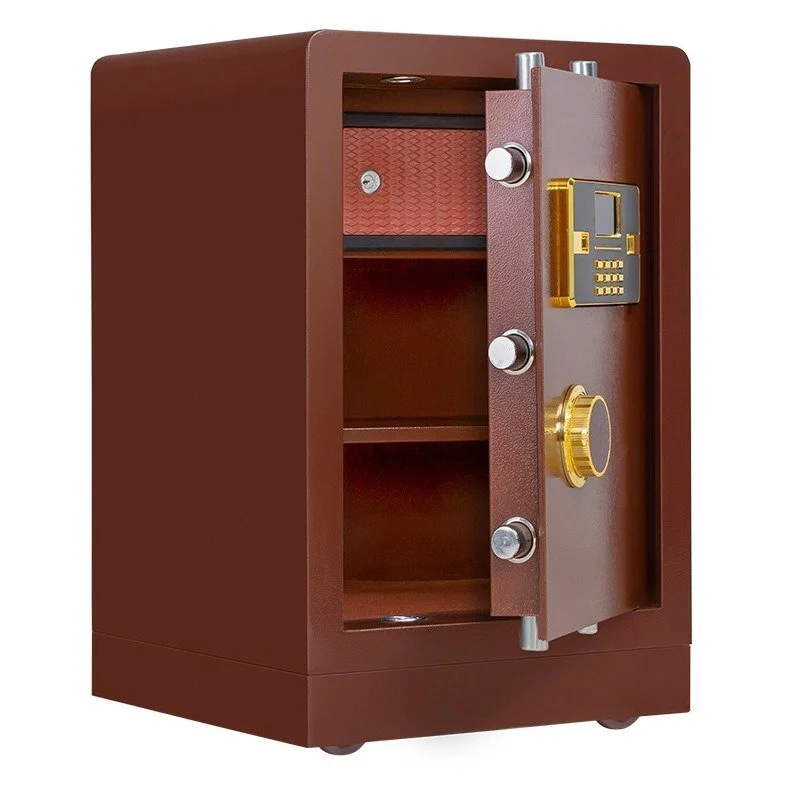 N.jpg 50KGS Fireproof office safe -Brown - Image 1