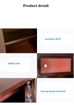 50KGS Fireproof office safe -Brown - Image 7