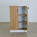 2-Door wooden credenza cabinet