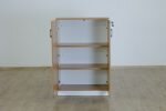 2-Door wooden credenza cabinet - Image 3