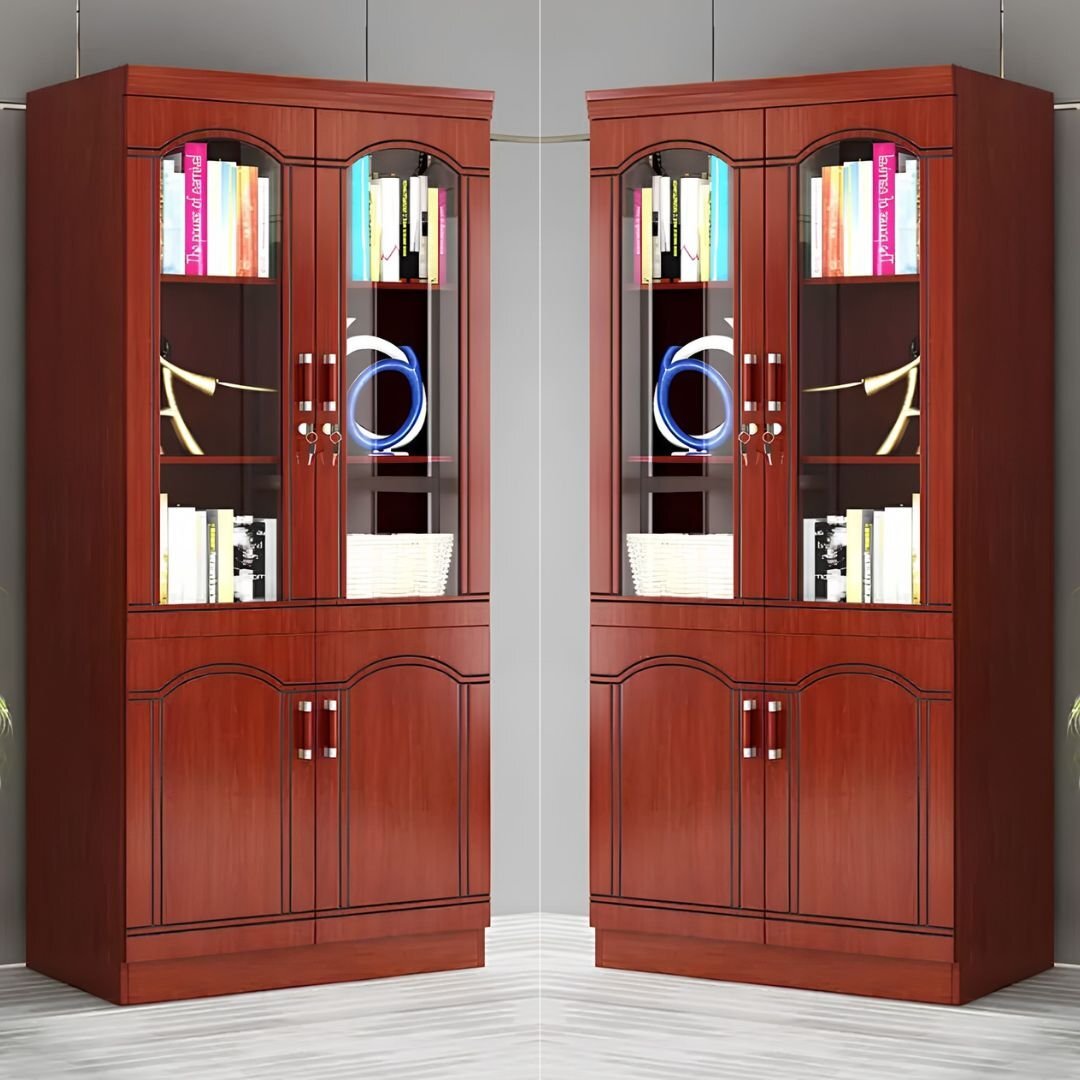xr:d:DAFzZGgN35w:403,j:6887541350613098915,t:23120805 2-Door Wooden Office Cabinet - Image 1