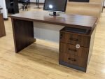 1.2m executive mahogany office desk - Image 2