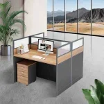 4-Way open view office workstation - Image 3