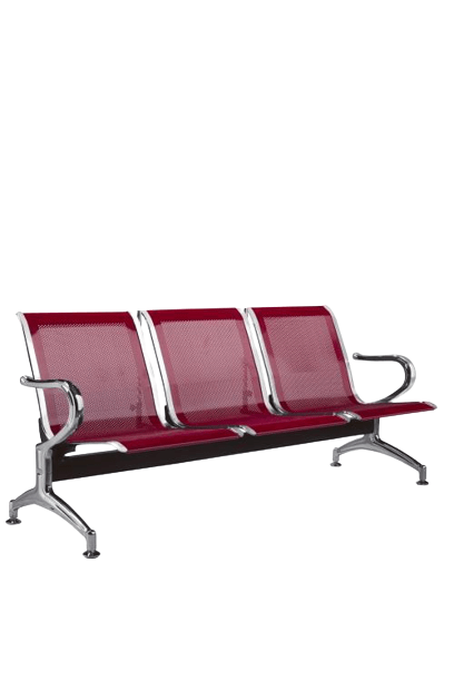 Red-Color-Steel-Waiting-Chairs-for-Hospital-Clinic-Room-Medical-Office-removebg-preview.png 3-link metallic waiting bench - Image 1