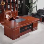 1600mm executive office table (Mahogany) - Image 2