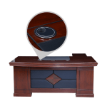 140cm L-shaped executive office desk - Image 5