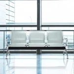 3 Link metallic waiting bench - Image 2