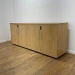 4-Door storage credenza cabinet