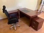 1600mm executive office table (Mahogany) - Image 4