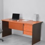 1.4 meters economic office desk (cherry)