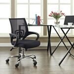 Secretarial mesh back office chair