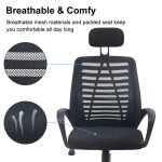 Highback Headrest office Chair - Image 3