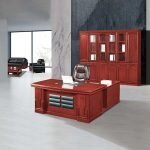 1400mm Mahogany Veneer Executive Office Desk
