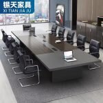3 meters office boardroom table - Image 5