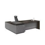 L-fashioned 1800mm executive desk - Image 4