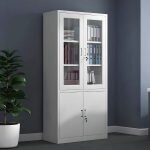 2-Door metallic office storage cabinet