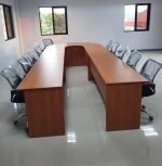 U-shaped corporate boardroom table - Image 2