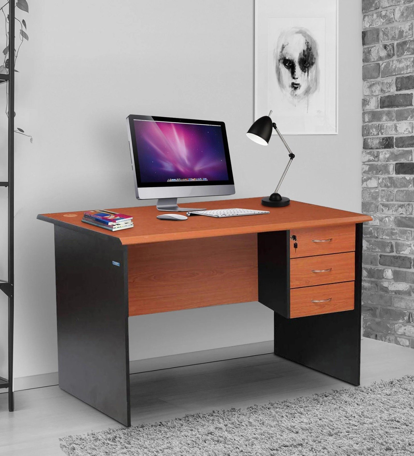 WhatsApp-Image-2024-07-20-at-09.15.54-1.jpeg Office desk - 1200mm with drawers - Image 1