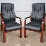 Office guest seat -leather chair - Image 3