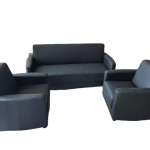 Black executive sofa