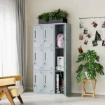Office 9-Locker Steel Storage Cabinet