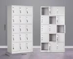 15-Lockers steel office storage cabinet