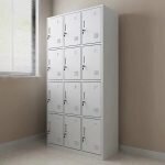 12-Locker Office Storage Cabinet - Image 9