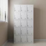 12-Locker Office Storage Cabinet - Image 3