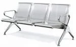 3-link heavy duty non-padded waiting bench - Image 4