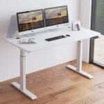 Height adjustable electric desk
